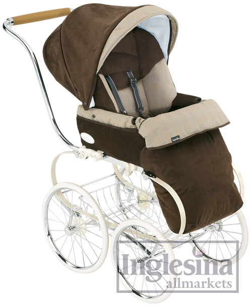 Детская коляска Inglesina Classica Galles + прогулочный блок + накидка на ножки