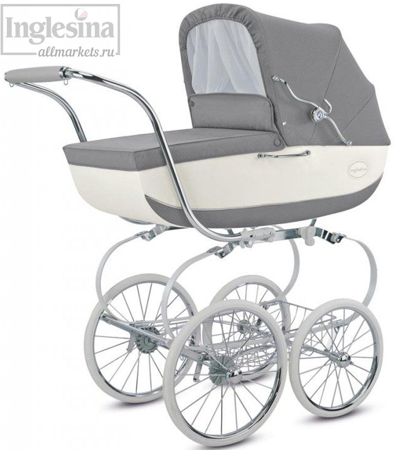 Спальная коляска для новорожденных Inglesina Classica Jacquard Argento